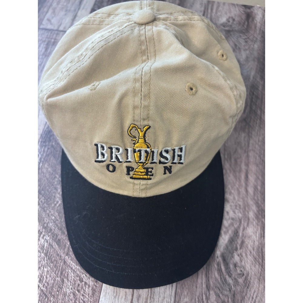 VTG British Open Golf Hat 2001 Royal Lytham‎ David Duval Imperial Strapback Cap